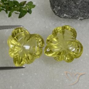 Gemme di Quarzo Pineapple yellow naturale da 20.42 ct, Taglio a fantasia, Trasparente