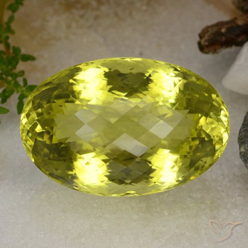 115.73ct Naturale Giallo vivido Quarzo, Ovale, VVS, Photo A