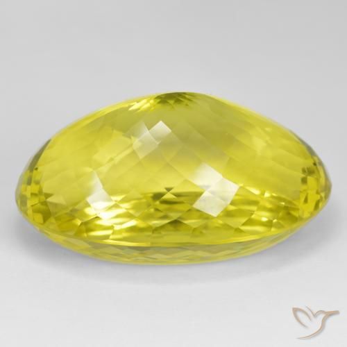 Quarzo Giallo medio naturale da 71.43 ct, Ovale, VVS