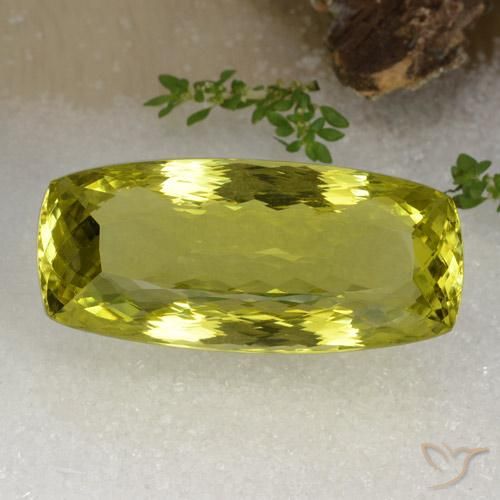 75.18ct Naturale Giallo medio Quarzo, Taglio a fantasia, VVS