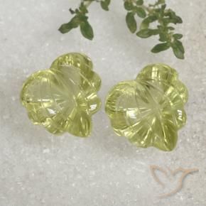 Gemme di Quarzo Limone giallo naturale da 19.94 ct, Taglio a fantasia, Trasparente
