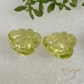 Gemme di Quarzo Giallo medio naturale da 10.45 ct, Taglio a fantasia, Trasparente