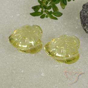 Gemme di Quarzo Limone giallo naturale da 13.09 ct, Taglio a fantasia, Trasparente