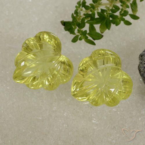 20.69ctw Naturale Giallo mais Quarzo, Taglio a fantasia, Trasparente