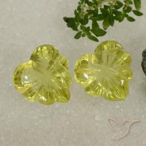 Gemme di Quarzo Giallo mais naturale da 20.69 ct, Taglio a fantasia, Trasparente
