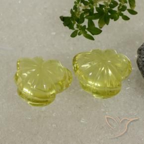 Gemme di Quarzo Giallo mais naturale da 20.69 ct, Taglio a fantasia, Trasparente