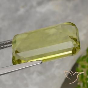 Quarzo Giallo Ananas naturale da 10.68 ct, Ottagonale / Taglio smeraldo, VVS