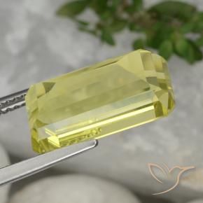 Quarzo Giallo Ananas naturale da 7.52 ct, Ottagonale / Taglio smeraldo, VVS-VS