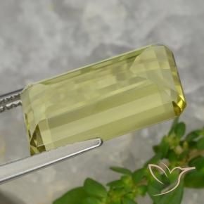 Quarzo Giallo medio naturale da 8.20 ct, Ottagonale / Taglio smeraldo, VVS-VS