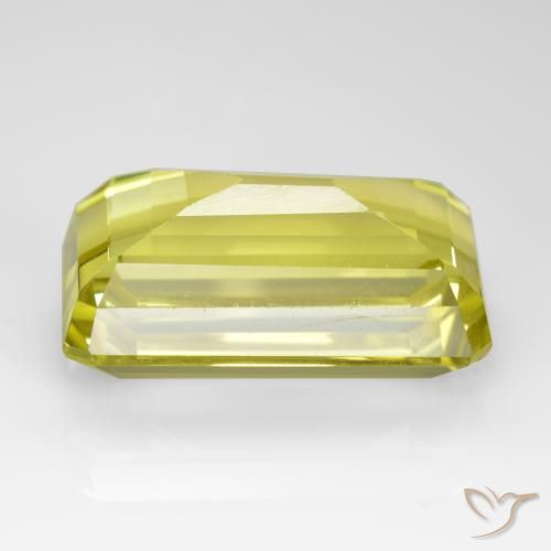 Quarzo Giallo medio naturale da 8.70 ct, Ottagonale / Taglio smeraldo, VVS-VS