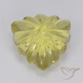 Quarzo Giallo medio-chiaro naturale da 5.65 ct, Taglio trillion, Trasparente
