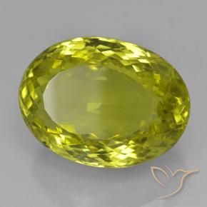Quarzo Giallo medio naturale da 28.40 ct, Ovale, VVS