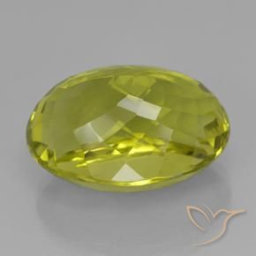 Quarzo Giallo medio naturale da 28.40 ct, Ovale, VVS
