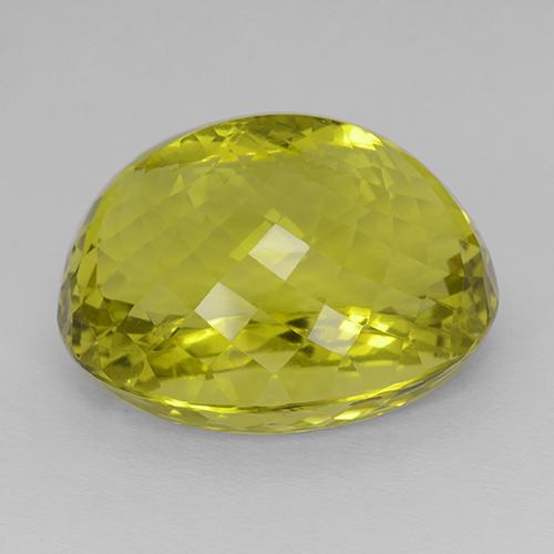 Quarzo Bombo Giallo naturale da 54.44 ct, Ovale, IF