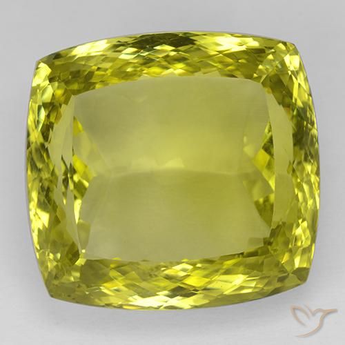 73.08ct Naturale Giallo mais Quarzo, Cuscino, IF, Photo A