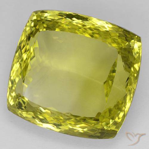 Quarzo Giallo mais naturale da 73.08 ct, Cuscino, IF