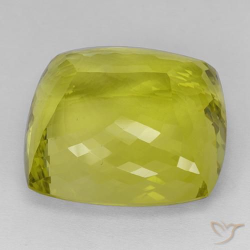 Quarzo Giallo mais naturale da 73.08 ct, Cuscino, IF