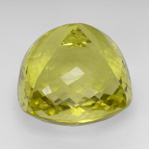 Quarzo naturale giallo da 80,66 ct, taglio a cuscino, IF