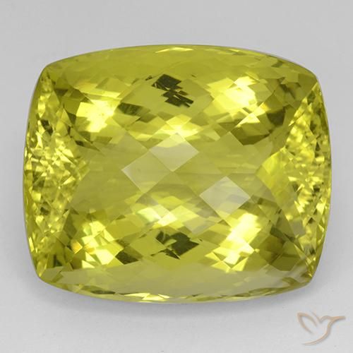 62.08ct Naturale Giallo medio Quarzo, Cuscino, IF