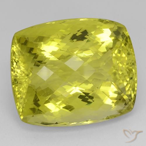Quarzo Giallo medio naturale da 62.08 ct, Cuscino, IF
