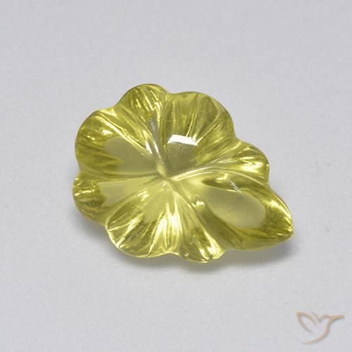 Quarzo Giallo medio naturale da 3.41 ct, Taglio a fantasia, Trasparente