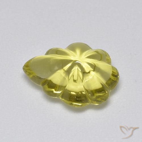 Quarzo Giallo medio naturale da 3.41 ct, Taglio a fantasia, Trasparente