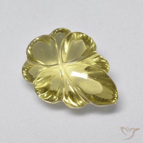 Quarzo Giallo terroso naturale da 4.25 ct, Taglio a fantasia, Trasparente