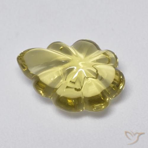 Quarzo Giallo terroso naturale da 4.25 ct, Taglio a fantasia, Trasparente
