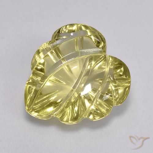 4.87ct Naturale Giallo dorato chiaro Quarzo, Taglio a fantasia, Trasparente