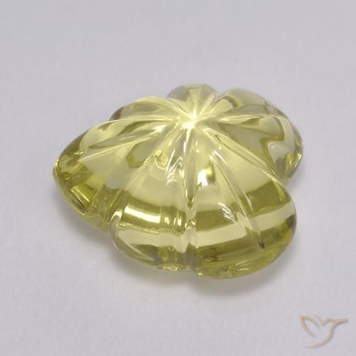 Quarzo Giallo dorato chiaro naturale da 4.87 ct, Taglio a fantasia, Trasparente