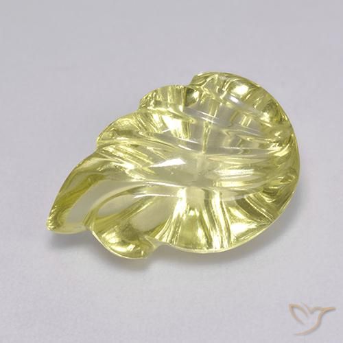 Quarzo Giallo Ananas Chiaro naturale da 5.09 ct, Taglio a fantasia, Trasparente