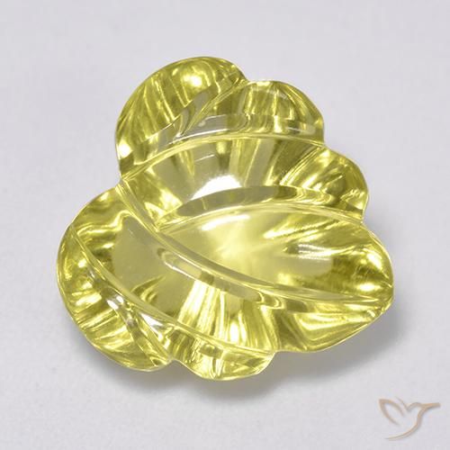 7.36ct Naturale Giallo chiaro Quarzo, Taglio a fantasia, Trasparente