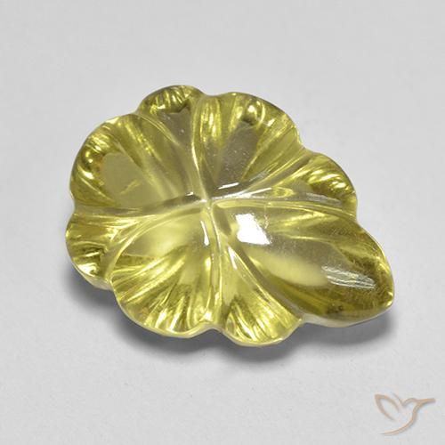 6.15ct Naturale Giallo medio Quarzo, Taglio a fantasia, Trasparente