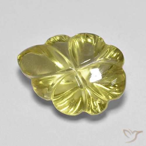 Quarzo Giallo medio naturale da 6.15 ct, Taglio a fantasia, Trasparente
