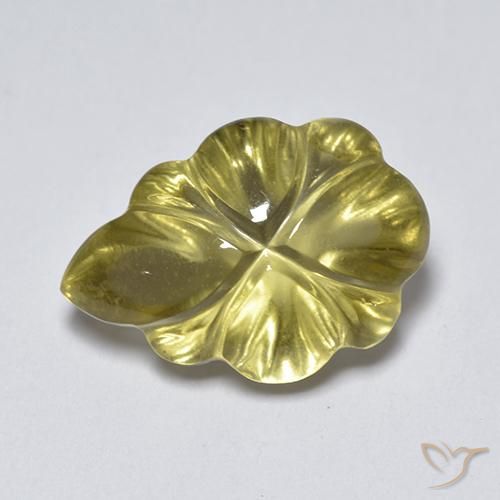 5.10ct Naturale Giallo dorato chiaro Quarzo, Taglio a fantasia, Trasparente