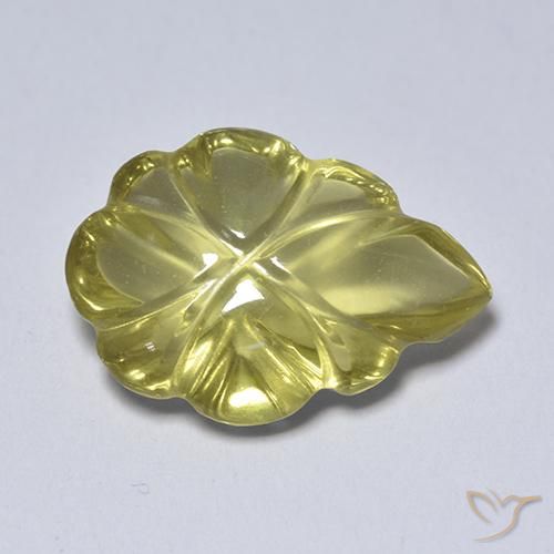 4.34ct Naturale Giallo morbido Quarzo, Taglio a fantasia, Trasparente
