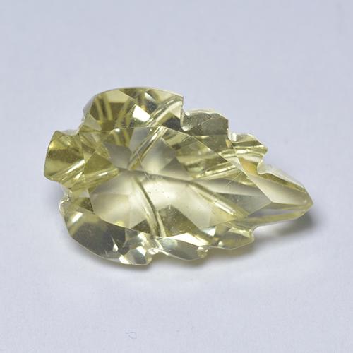 Quarzo Giallo pallido naturale da 4.83 ct, Forma fantasia, Trasparente