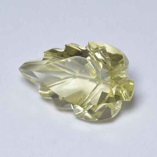 Quarzo Giallo pallido naturale da 4.83 ct, Forma fantasia, Trasparente