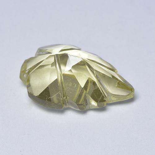 Quarzo Giallo pallido naturale da 4.83 ct, Forma fantasia, Trasparente