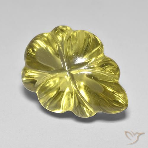 Quarzo Giallo dorato chiaro naturale da 6.98 ct, Taglio a fantasia, Trasparente
