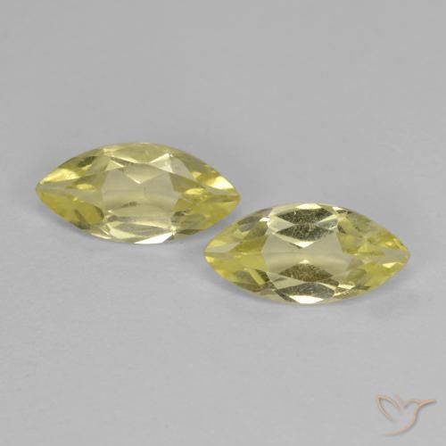 1.30ctw Naturale Laguna Gialla Quarzo, Taglio marquise, VS