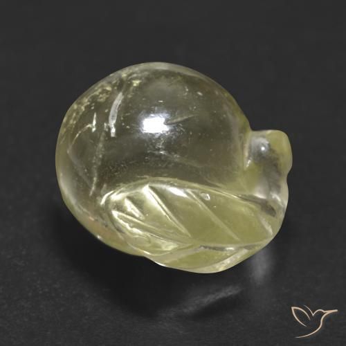 Quarzo Giallo medio-chiaro naturale da 10.58 ct, Taglio a fantasia, Trasparente