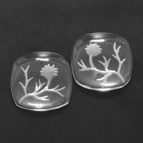 Quarzo naturale bianco da 24,46 ct, forma fantasia, trasparente