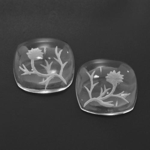 Quarzo naturale bianco da 24,46 ct, forma fantasia, trasparente