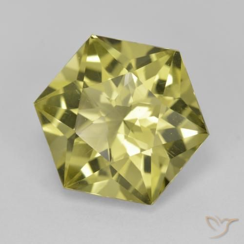 Quarzo Giallo medio naturale da 7.26 ct, Taglio a fantasia, VVS-VS
