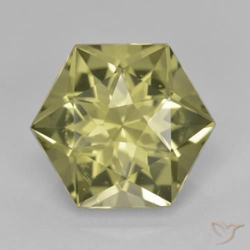 7.91ct Naturale Giallo verdastro Quarzo, Taglio a fantasia, VVS