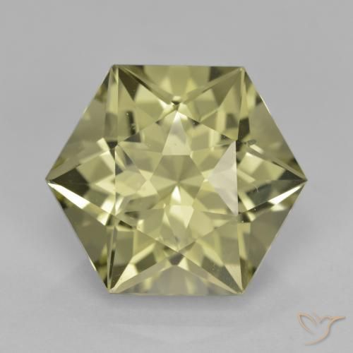7.82ct Naturale Giallo chiaro Quarzo, Taglio a fantasia, VVS