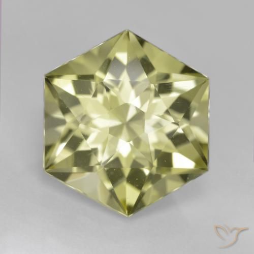 7.69ct Naturale Giallo medio Quarzo, Taglio a fantasia, VVS