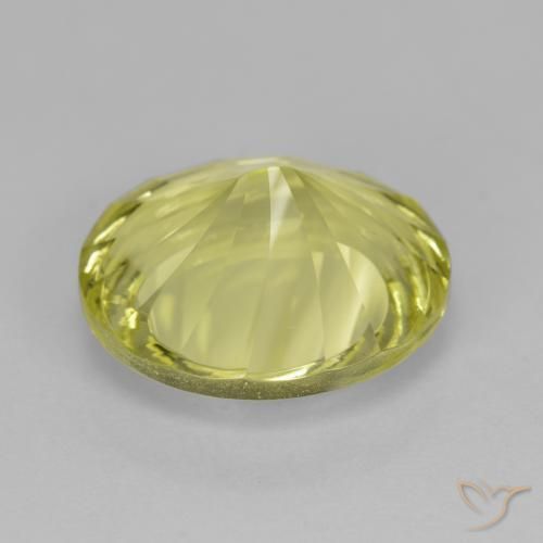 Quarzo Giallo medio naturale da 6.98 ct, Ovale, VVS