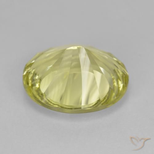 Quarzo Giallo medio naturale da 6.69 ct, Ovale, VVS